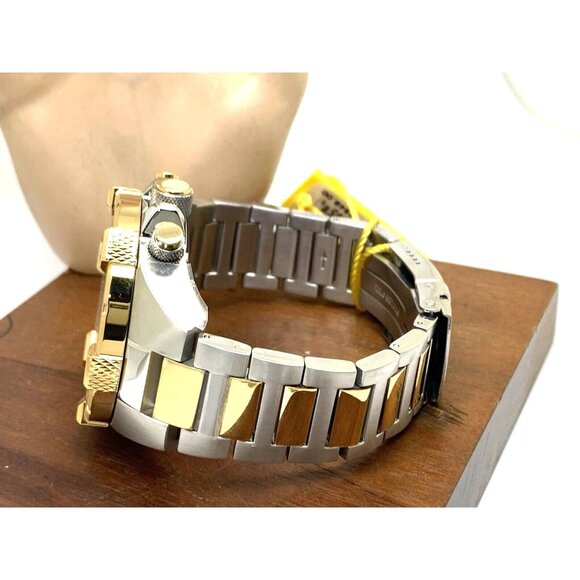 Invicta Men's Watch 28120 Aviator Chronograph Quartz Two Tone Stainless Steel - Picture 10 of 15